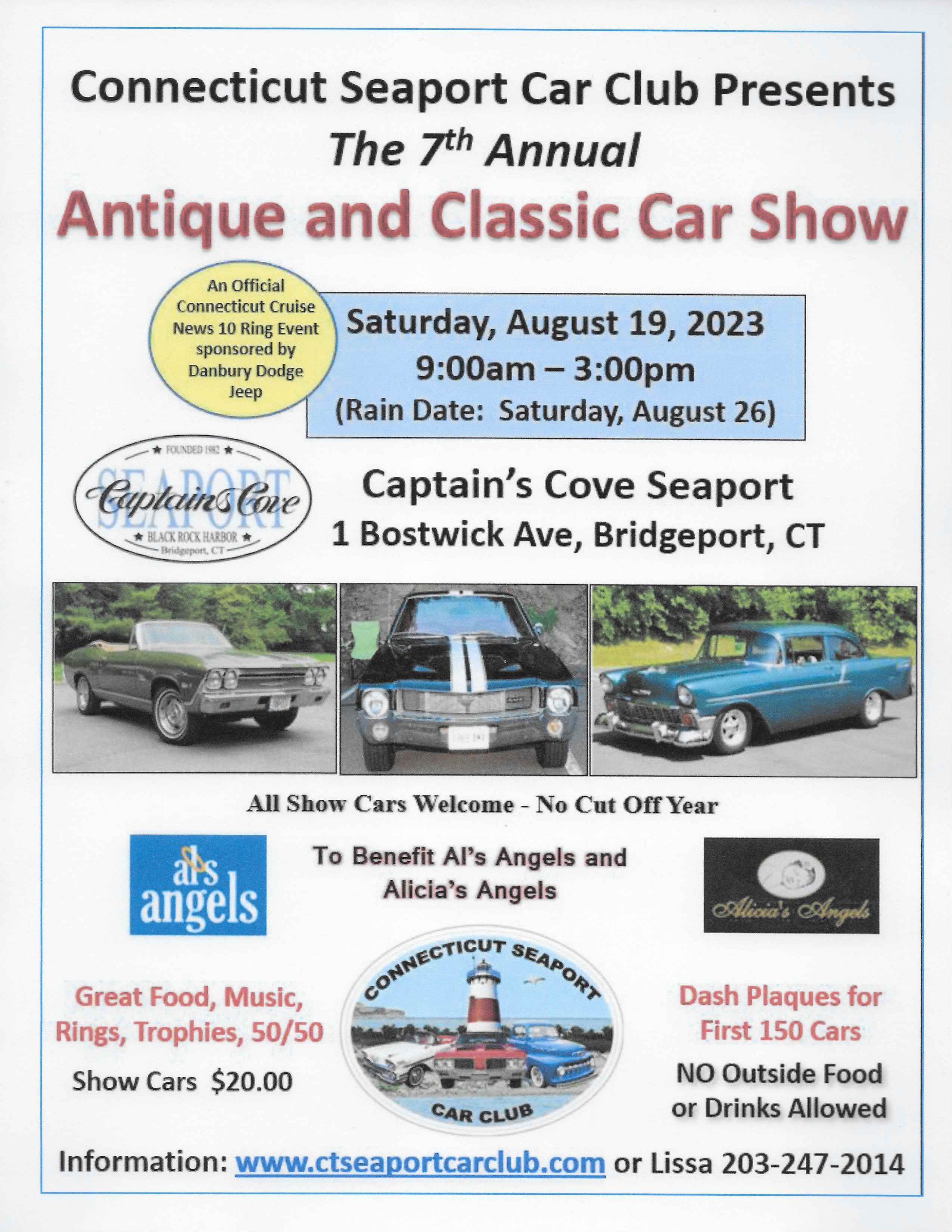 Connecticut Seaport Car Club Connecticut Local Area Car Shows